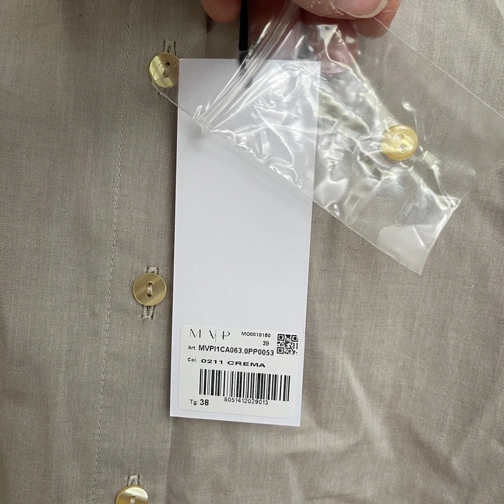 Maria Vittoria Paolillo Boxy Button Down NWT - Picture 7 of 7
